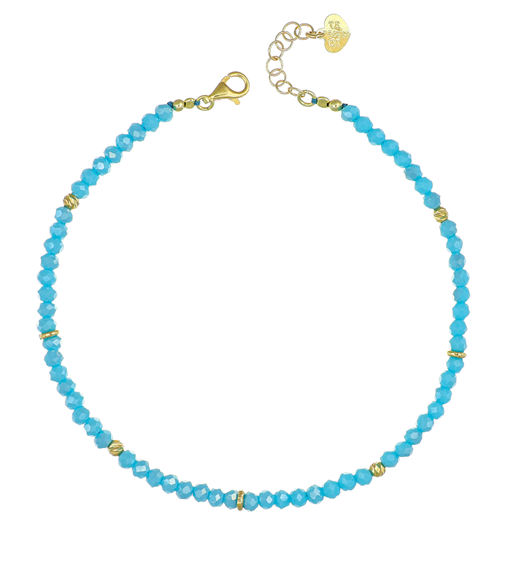 Anklet Io & Te  Woman in Silver Cristallo CVHUCRCEDO - CVHUCRCEDO